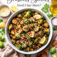 Garlicky Brussels Sprouts Need I Say More