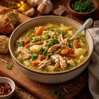 Garlicky Chicken Soup