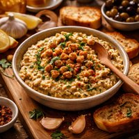 Garlicky Garbanzo Bean Dip