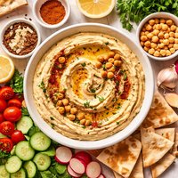 Garlicky Hummus