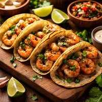 Garlicky Shrimp Cilantro Tacos Tacos De Camarones Al Mojo De Aj