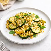 Garlicky Summer Squash and Fresh Corn