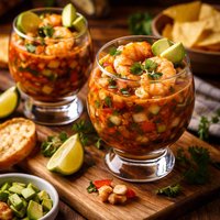 Gazpacho Shrimp Cocktail