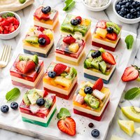 Gelatin Dessert Squares