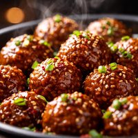 General Tao Slow Cooker Meatballs