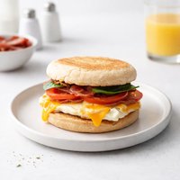 George Foreman Grill Breakfast Sandwich