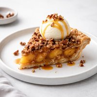 Georgia Peach and Praline Pie