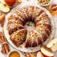 German Apple Walnut Bundt Cake