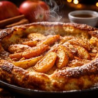 German Baked Apple Pancake