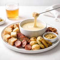 German Cheese Beer Fondue