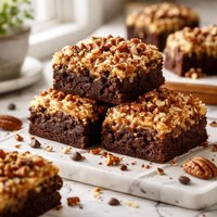 German Chocolate Brownies