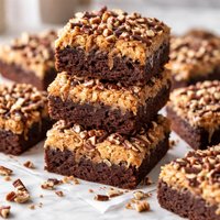 German Chocolate Brownies No Cake Mix Required