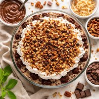 German Chocolate Punch Bowl Cake
