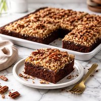 German Chocolate Sheet Cake