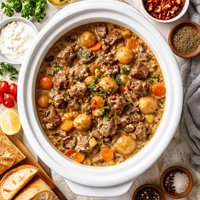 German Lamb in Sour Cream Crock Pot Aka Treasure Trove 1