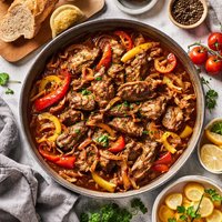 German Leber Suss Saur Sweet and Sour Calfs Liver