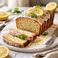 German Lemon Poppy Seed Cake