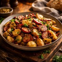 German Potato Salad with Sausage