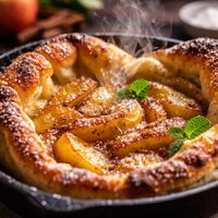 German Puffed Apple Pancake