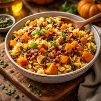 German Pumpkin Noodle Salad