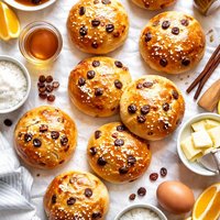 German Rosinenbroetchen German Brandy Soaked Raisin Cookies