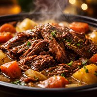 German Style Beef Roast for the Crock Pot