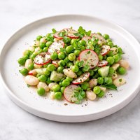 German White Bean Pea Salad