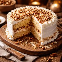German White Chocolate Cake