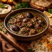 Ghormeh Sabzi Persian Green Stew