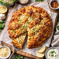 Giant Cauliflower Cheese Puff