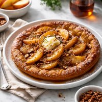 Giant Cinnamon Apple Pancake