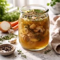 Giblet Stock from Turkey or Chicken or for Soup or Gravy