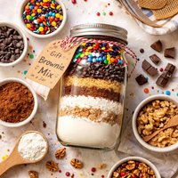 Gift Brownie Mix in a Jar