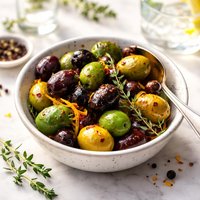 Gin Marinated Olives