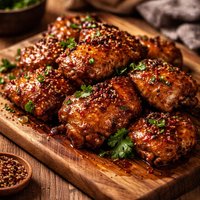 Ginger and Spice Chicken Thighs