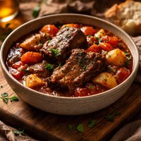 Ginger and Tomato Beef Short Rib Stew