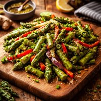 Ginger Asparagus Salad
