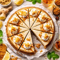 Ginger Brandy Cheesecake