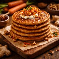 Ginger Carrot Pancakes