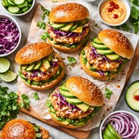 Ginger Chicken Burgers