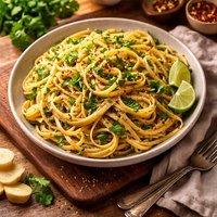 Ginger Cilantro Linguine