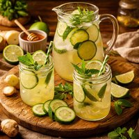 Ginger Cucumber Limeade