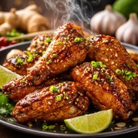 Ginger Garlic Chicken Wings