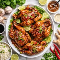 Ginger Garlic Glazed Cornish Game Hens