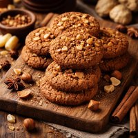 Ginger Hazelnut Cookies
