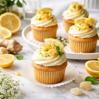 Ginger Lemon Cupcakes