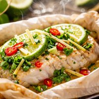 Ginger Lime Fish Parcels