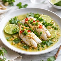 Ginger Lime Poached Sole