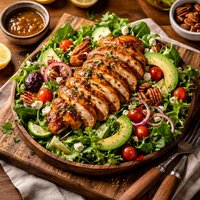 Ginger Marmalade Grilled Chicken Salad