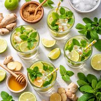 Ginger Mint Mojitos